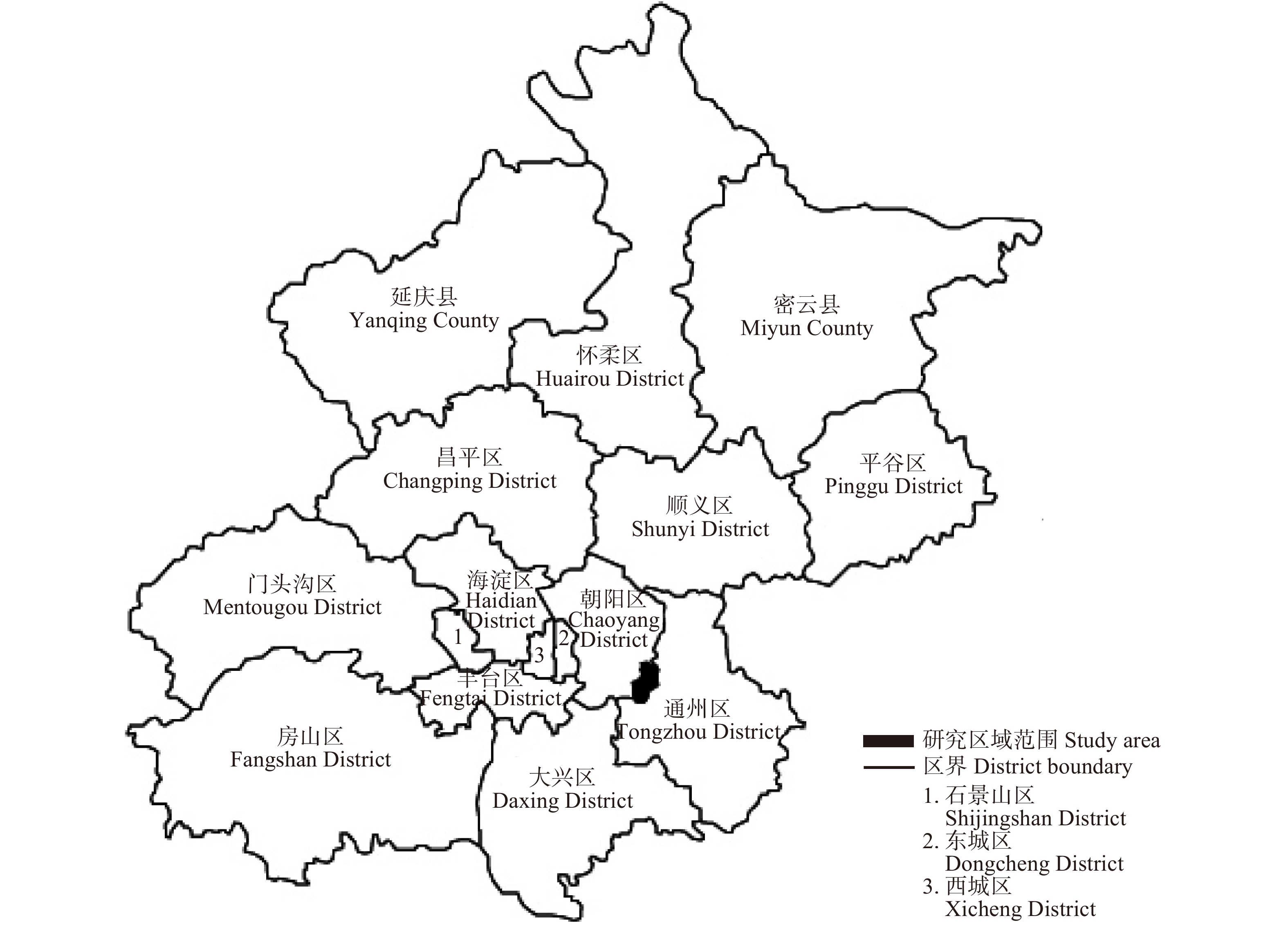 北京市城市边缘区通风廊道型林地营建方法研究—以黑庄户地区