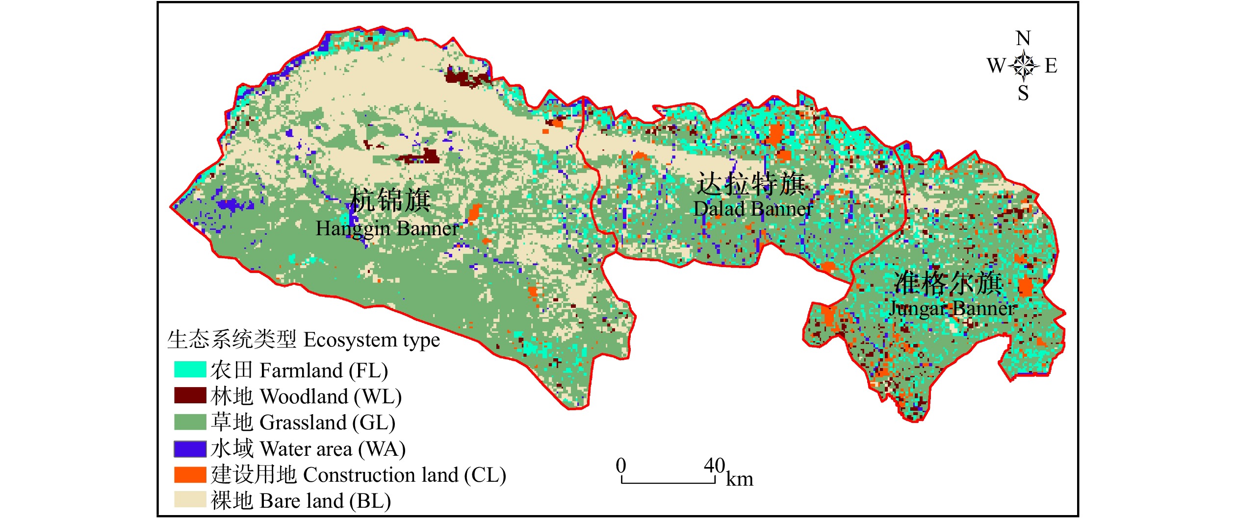 摘要:      目的   研究库布齐沙漠地区生态系统格局演变及其驱动力